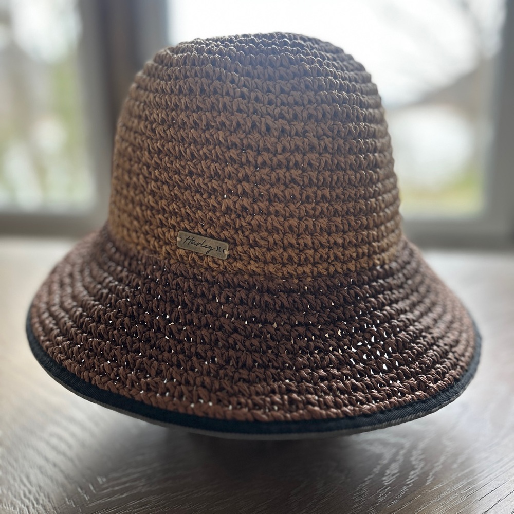 Sturdy X Brown Crochet Hat